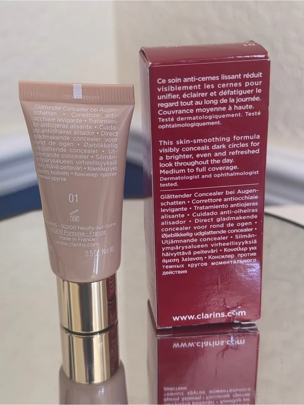 NWB Clarins instant concealer 01